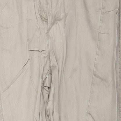 Gina Womens Beige   Trousers  Size 14 L23 in