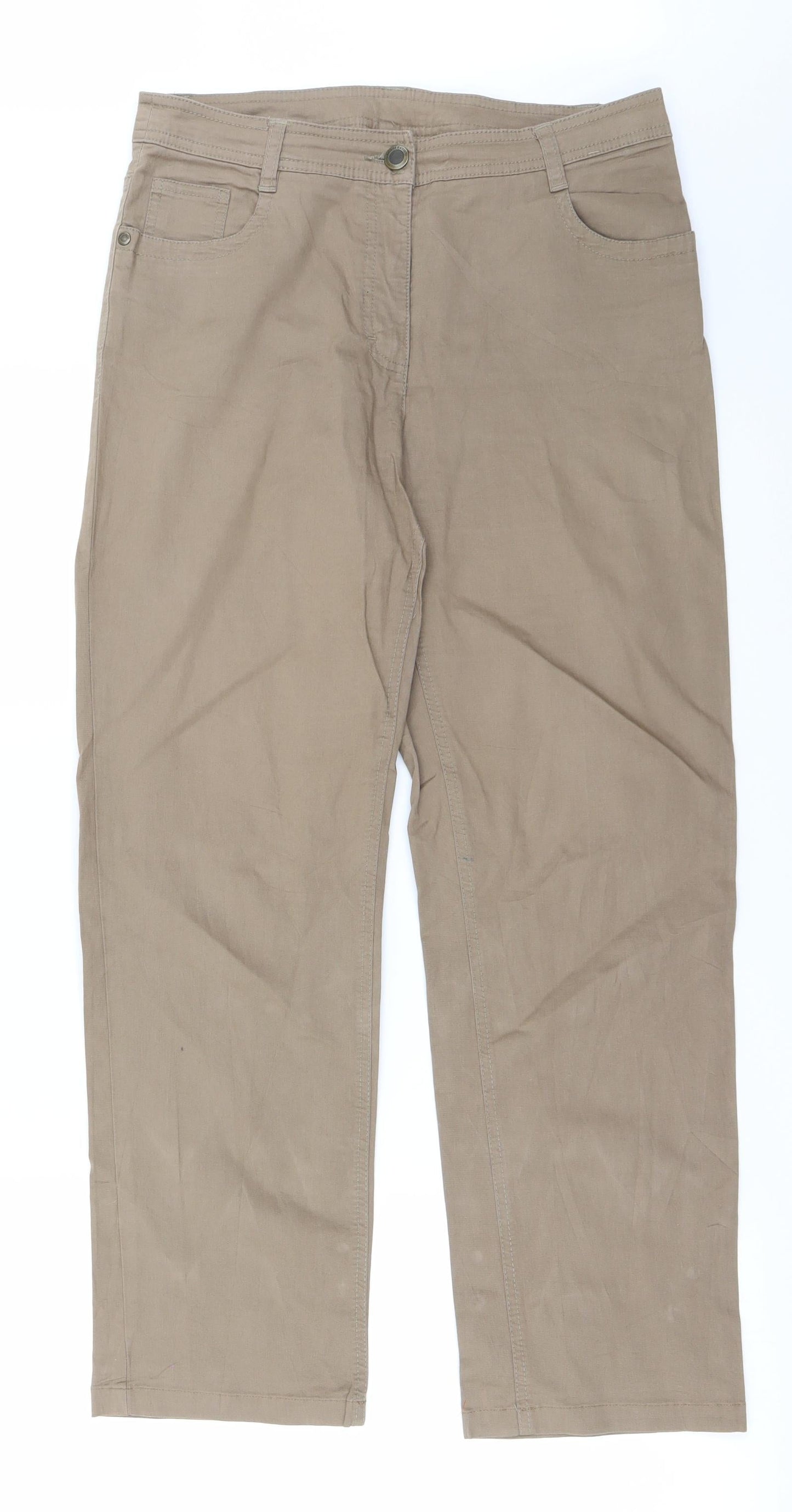 Mens UK Size 30 in canda Regular Fit  Beige Trousers