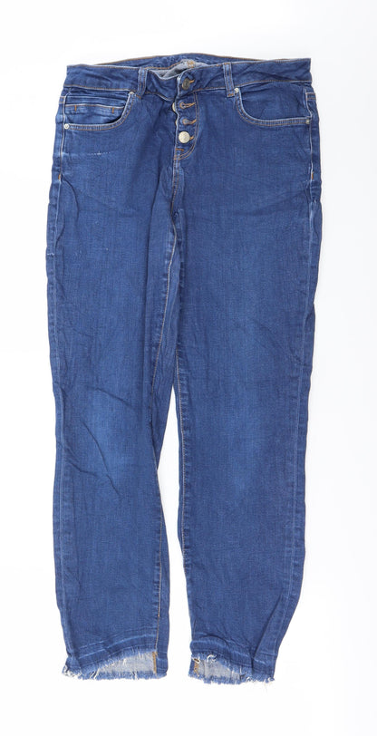 Womens UK Size 28 in Preworn Regular Fit Straight Blue Jeans
