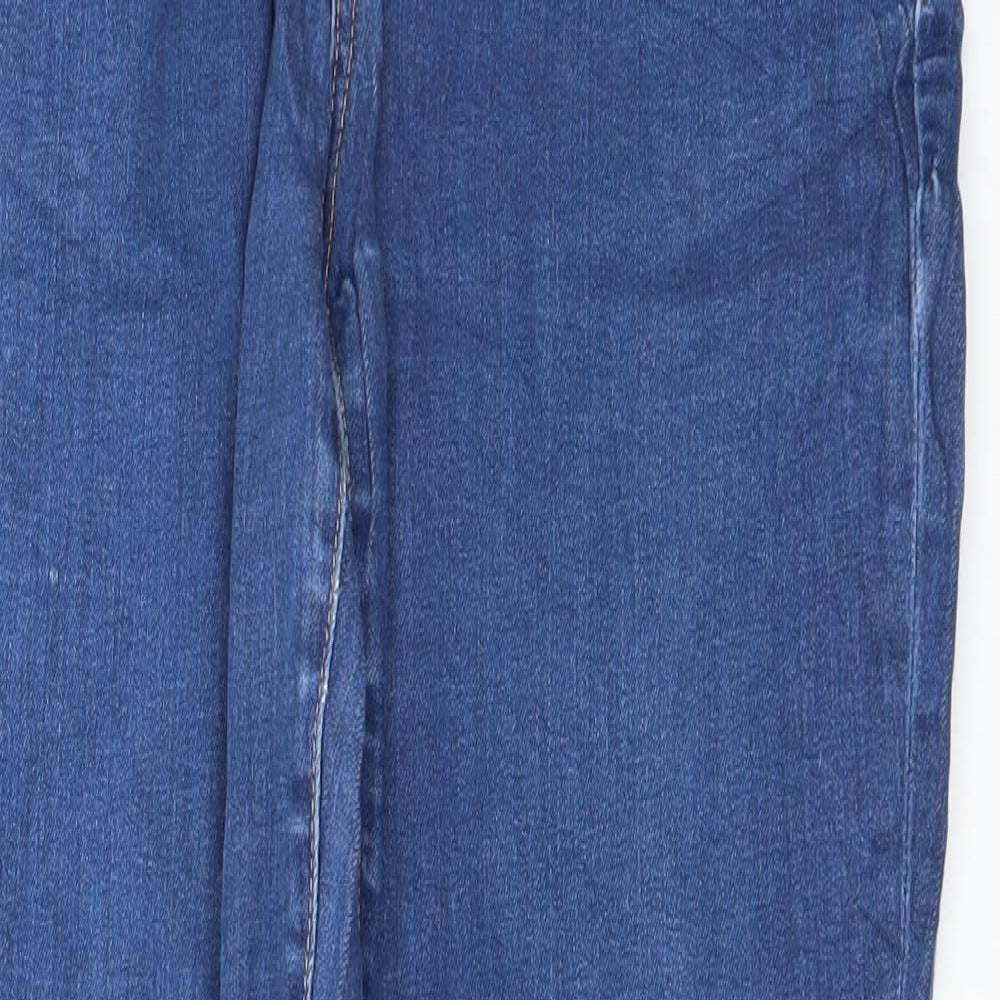 Womens UK Size 28 in Preworn Regular Fit Straight Blue Jeans