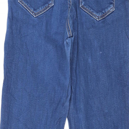 Womens UK Size 28 in Preworn Regular Fit Straight Blue Jeans