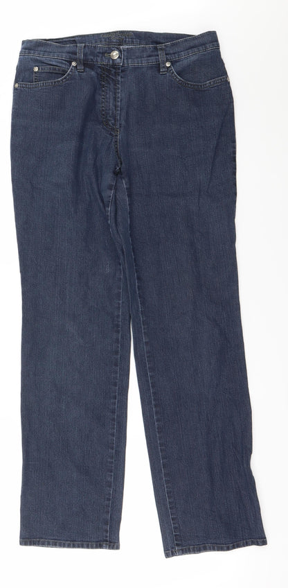 Mens UK Size 28 in Preworn Regular Fit Skinny Blue Jeans