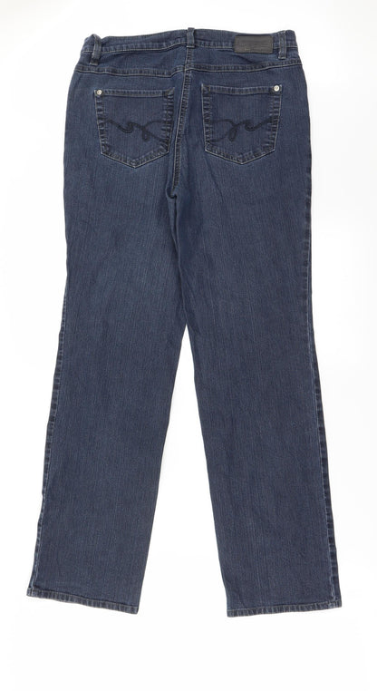Mens UK Size 28 in Preworn Regular Fit Skinny Blue Jeans