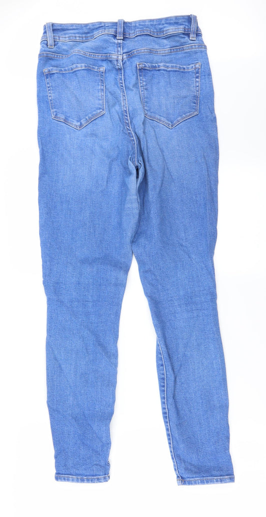 George Womens Blue   Skinny Jeans Size 12 L26 in