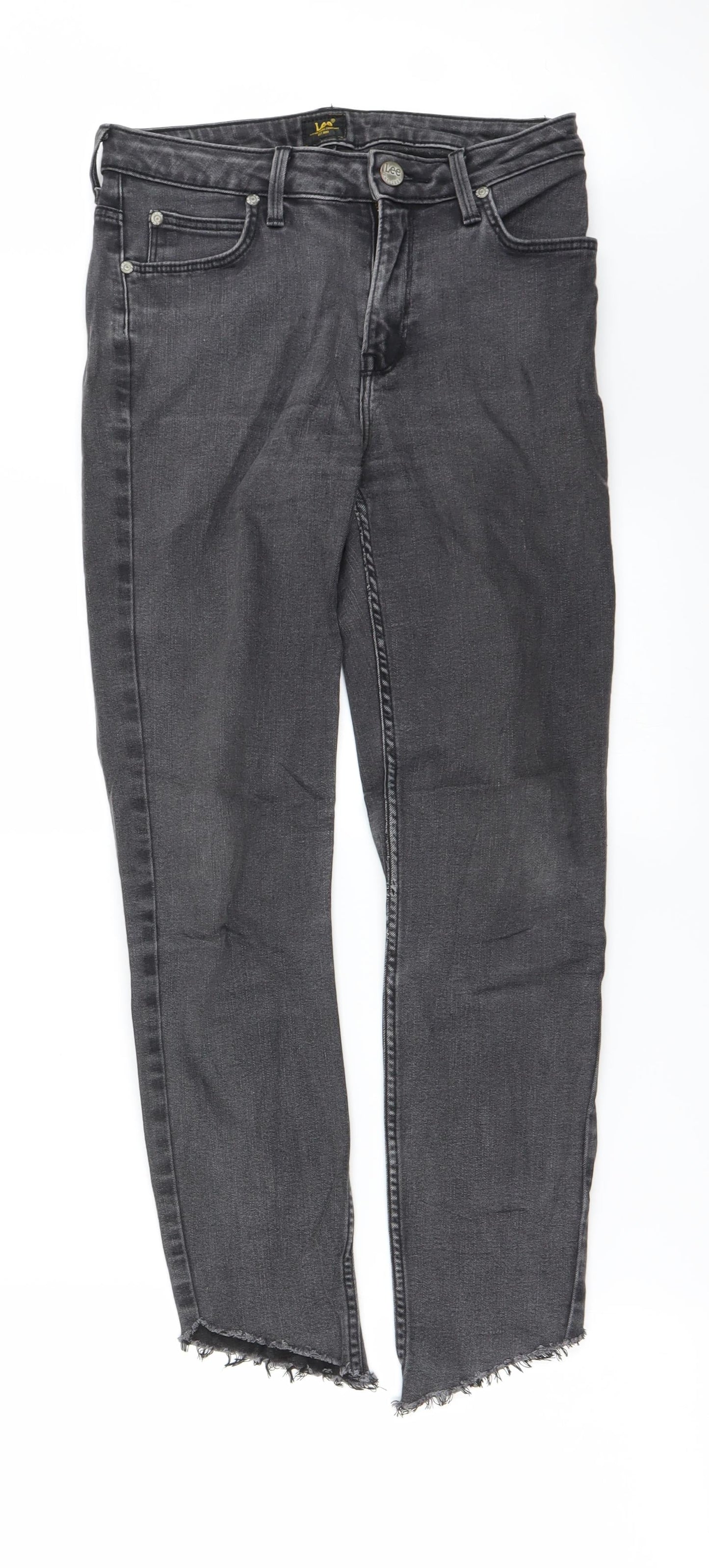 lee  Mens Black   Straight Jeans Size 28 in L25 in