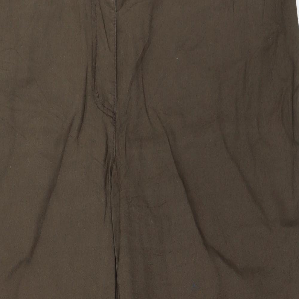 Womens UK Size 38 in Preworn Regular Fit  Brown Trousers