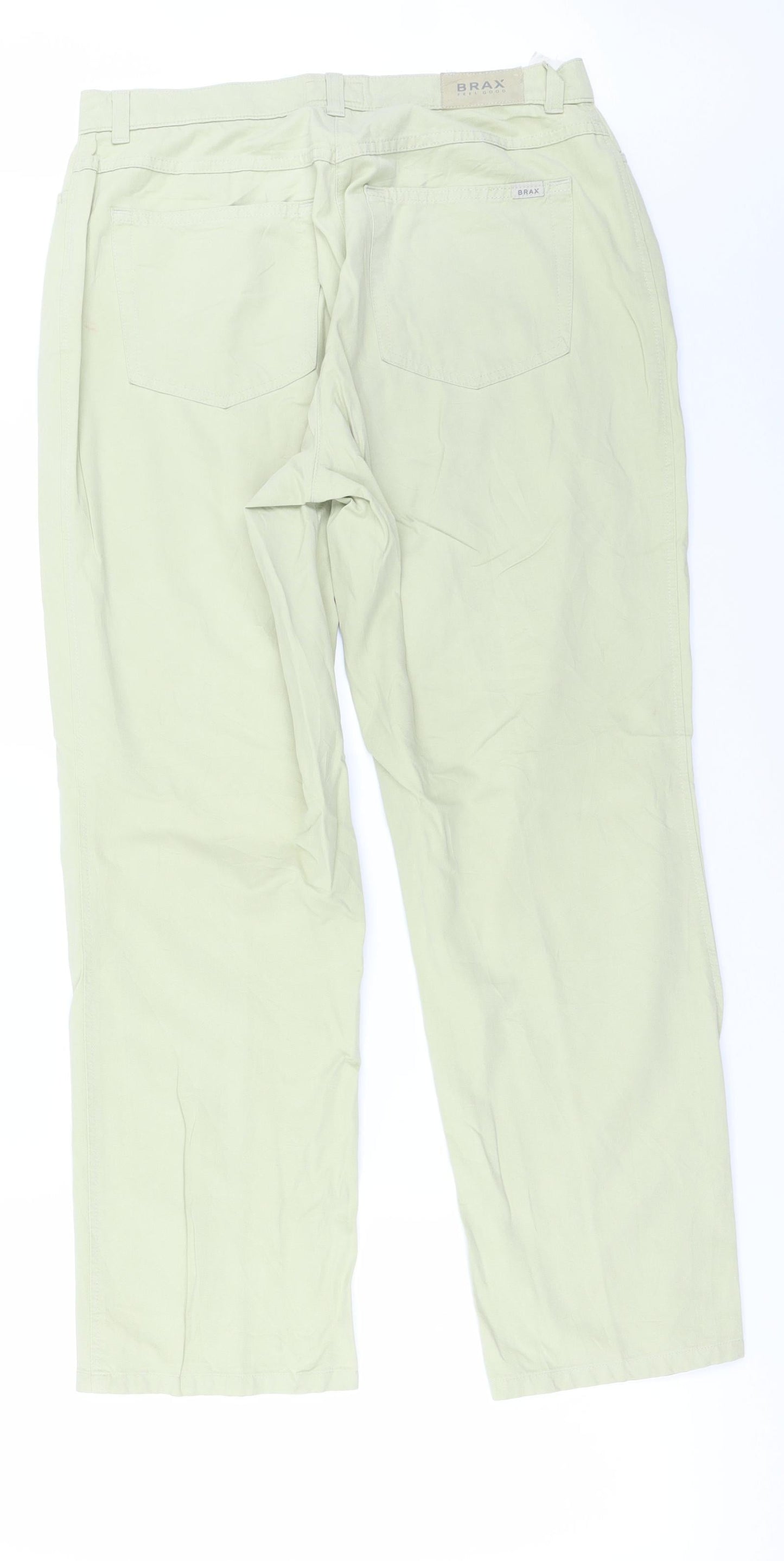BRAX Womens Green   Trousers  Size 14 L24 in