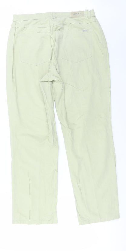 BRAX Womens Green   Trousers  Size 14 L24 in