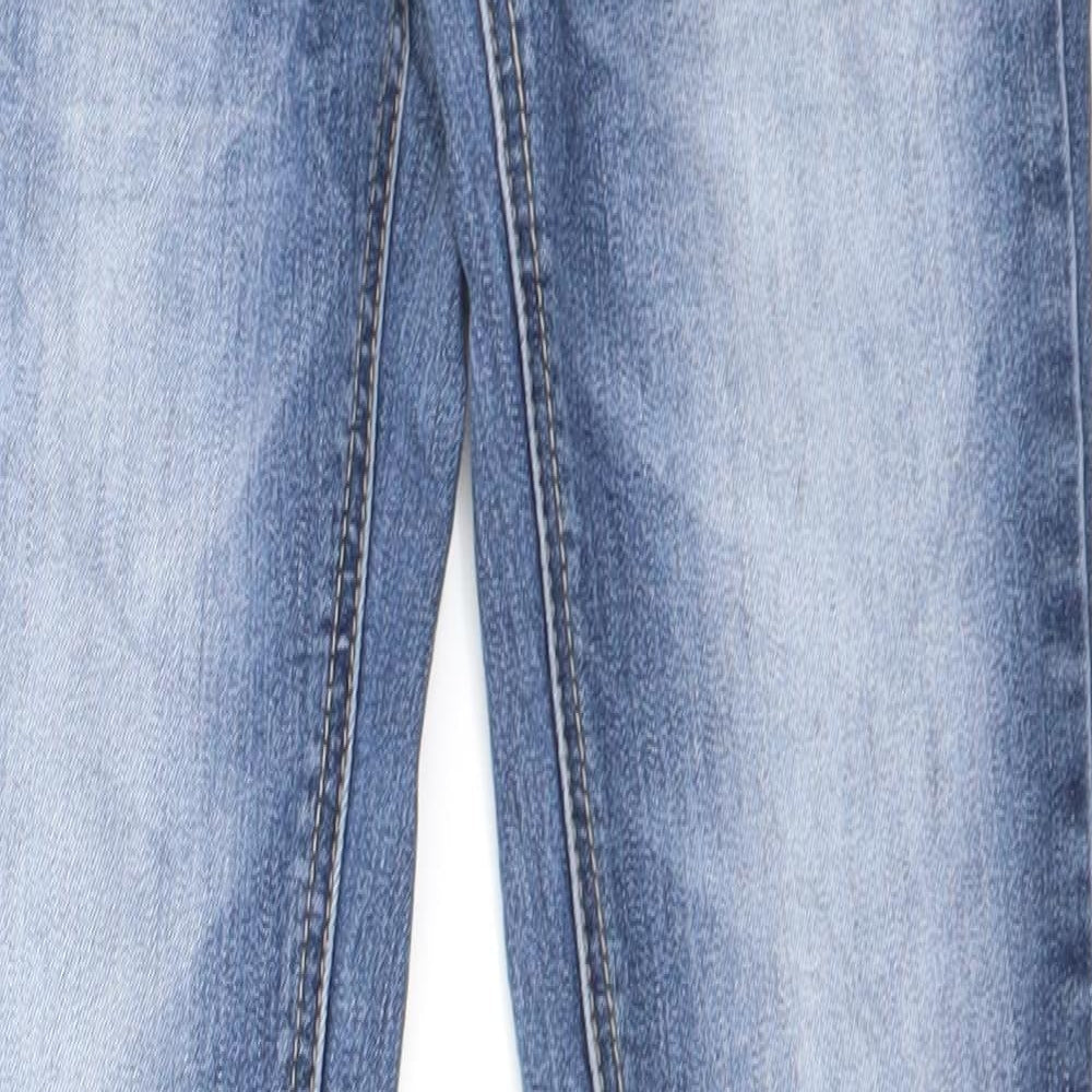 Womens UK Size 23 in Preworn Regular Fit Skinny Blue Jeans