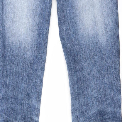Womens UK Size 23 in Preworn Regular Fit Skinny Blue Jeans