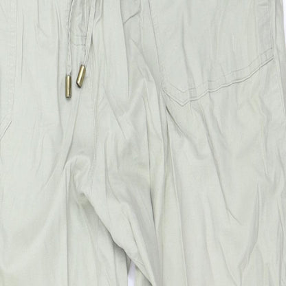 Womens UK Size 20 BM Regular Fit  Green Trousers