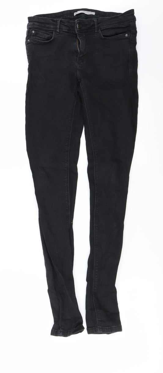Zara Womens Black   Skinny Jeans Size 8 L27 in