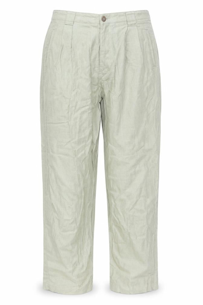Womens UK Size 12 Preworn Regular Fit  Green Trousers