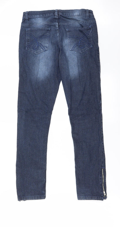 YFK Womens Blue   Straight Jeans Size 28 in L26 in