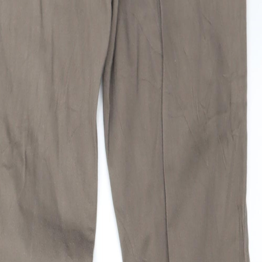 Womens UK Size 8 VERO MODA Regular Fit  Beige Trousers