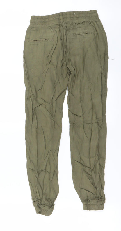 Womens UK Size 24 in Preworn Regular Fit  Green Trousers