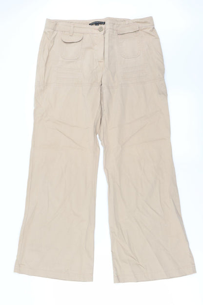 Marks and Spencer Womens Pink   Trousers  Size 14 L25 in