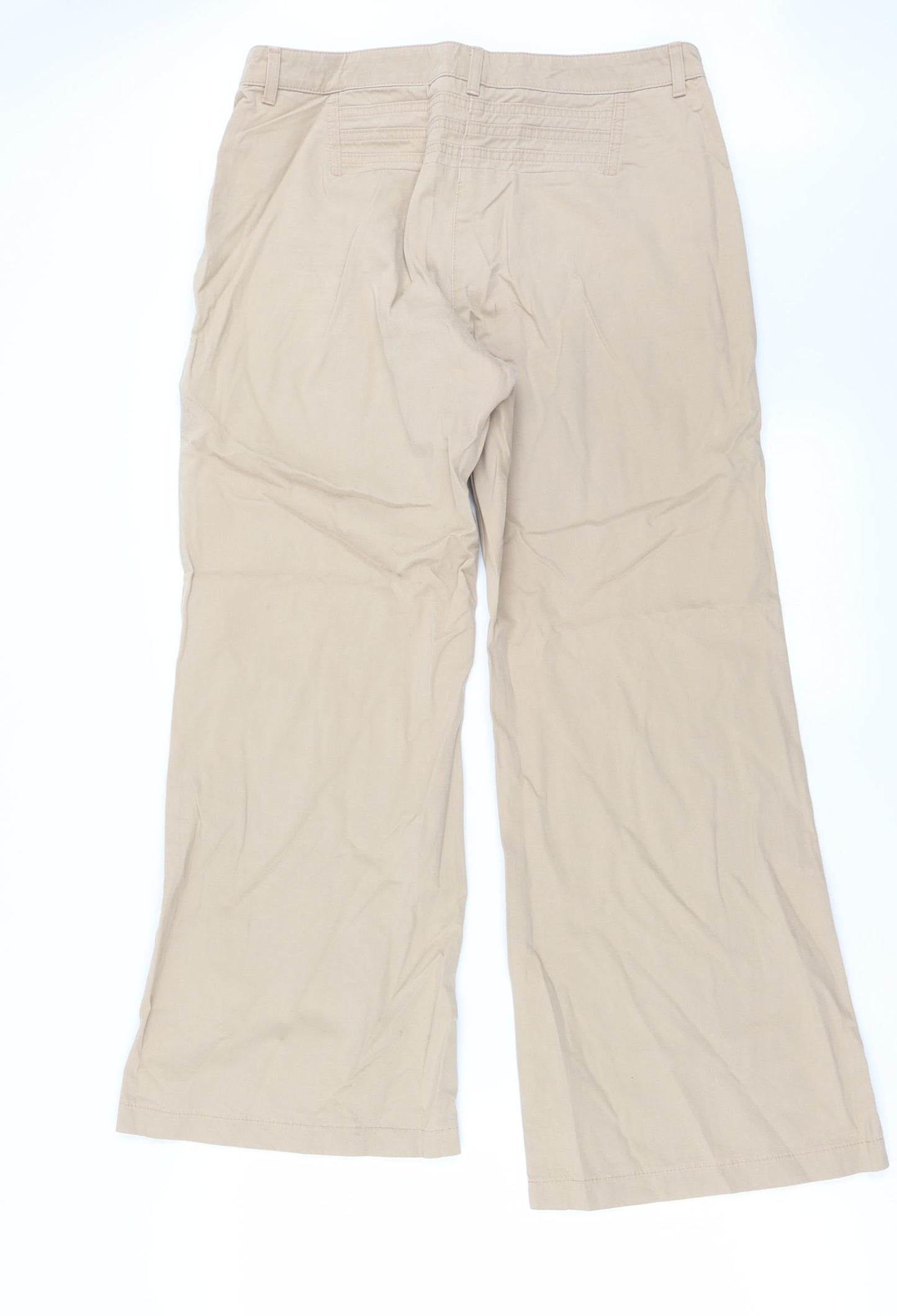 Marks and Spencer Womens Pink   Trousers  Size 14 L25 in