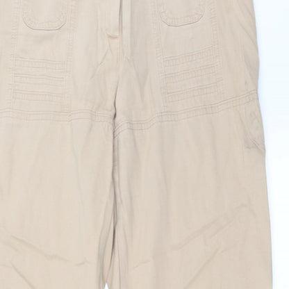 Marks and Spencer Womens Pink   Trousers  Size 14 L25 in