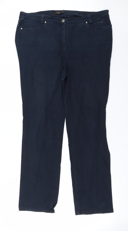 Toni Dress  Womens Blue   Trousers  Size 36 in L28 in