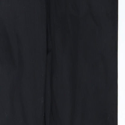 Womens UK Size 6 H&M Regular Fit Straight Black Jeans