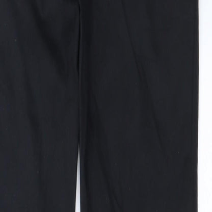 Womens UK Size 6 H&M Regular Fit Straight Black Jeans