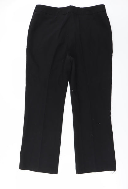 Womens UK Size 14 CMD Regular Fit  Black Trousers