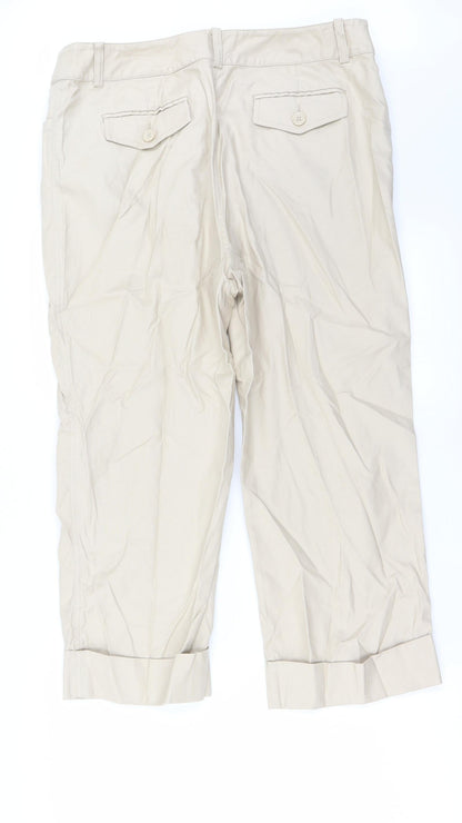 Charter Club Womens Beige   Trousers  Size 14 L27 in