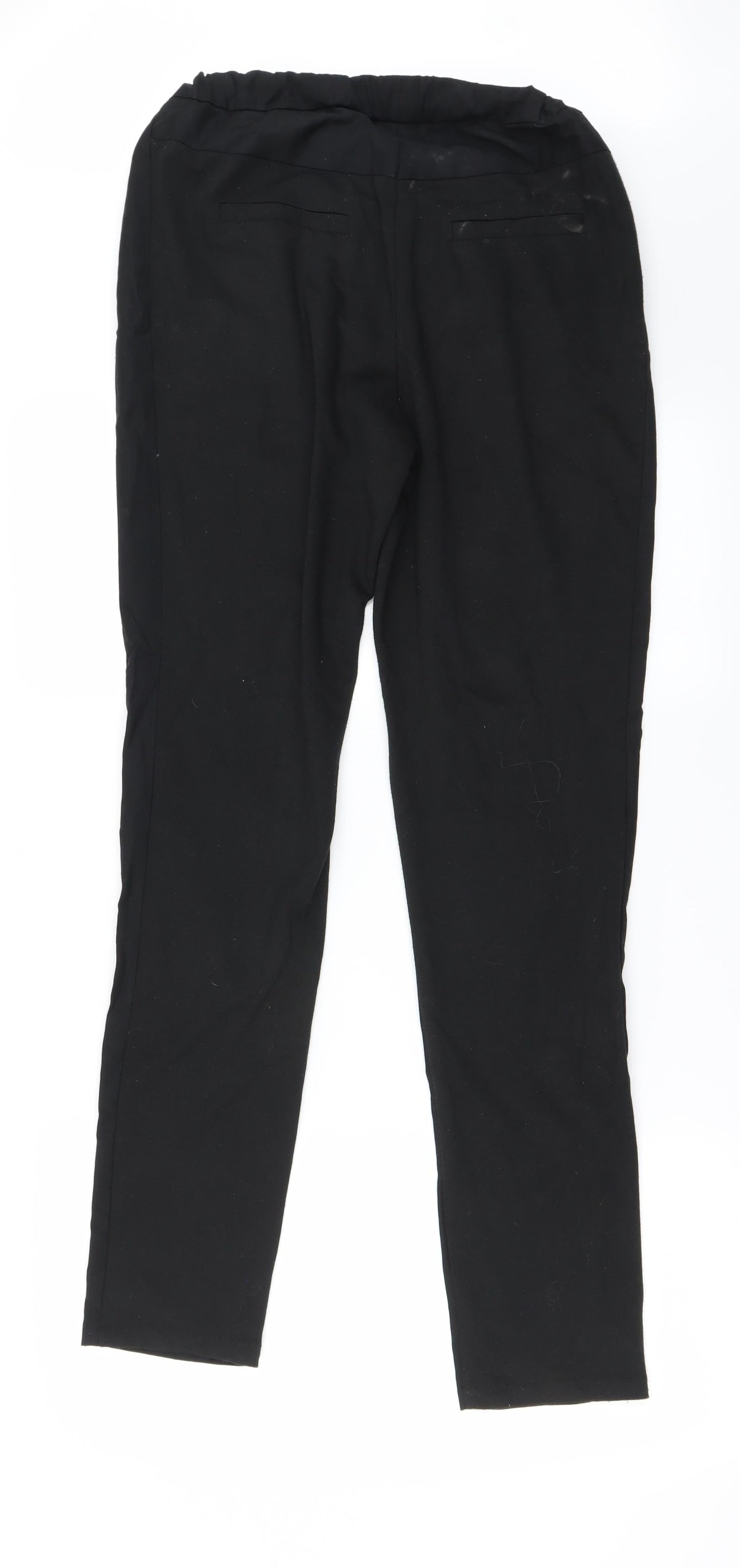 Womens UK Size 8 ICHI Regular Fit  Black Trousers