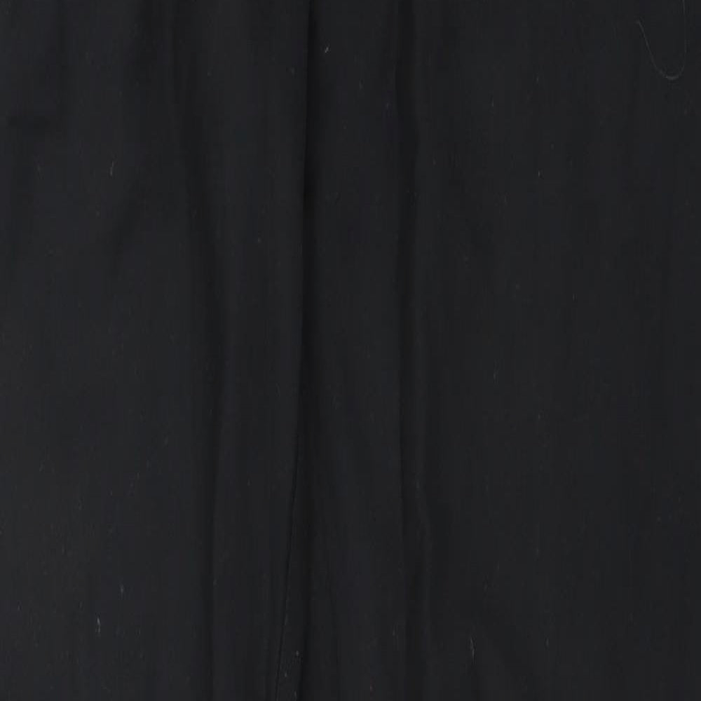 Womens UK Size 8 ICHI Regular Fit  Black Trousers