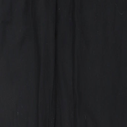 Womens UK Size 8 ICHI Regular Fit  Black Trousers