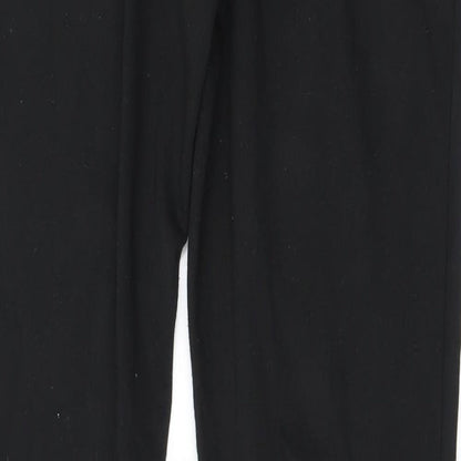 Womens UK Size 8 ICHI Regular Fit  Black Trousers