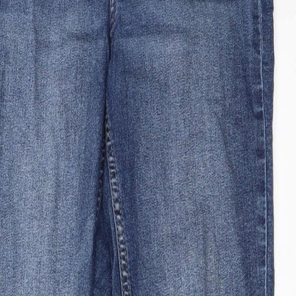 Womens UK Size 8 H&M Regular Fit Straight Blue Jeans