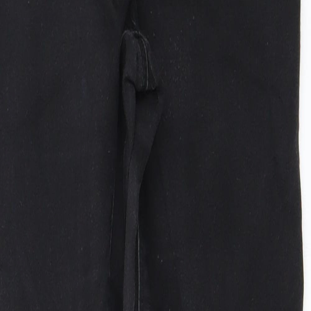 Womens UK Size 8 Papaya Extra-Slim Fit Straight Black Jeans