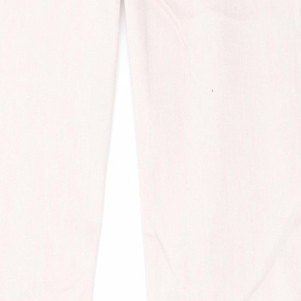Womens UK Size 28 in Preworn Regular Fit Straight Pink Jeans