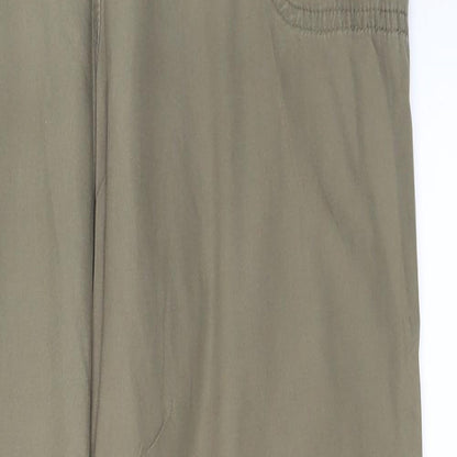Womens UK Size 14 Marks and Spencer Regular Fit  Green Trousers