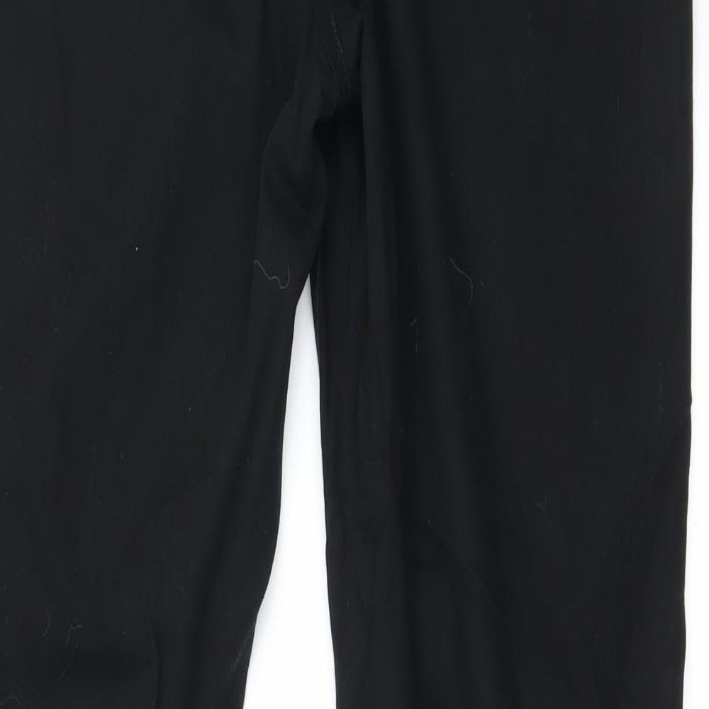 Womens UK Size 32 in Preworn Regular Fit  Black Trousers