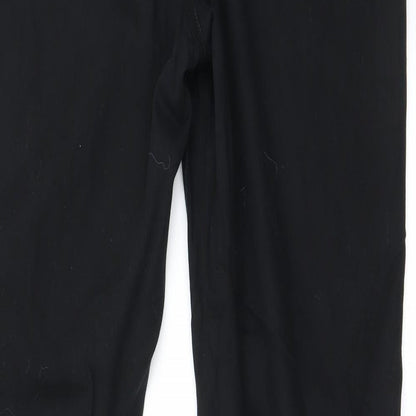 Womens UK Size 32 in Preworn Regular Fit  Black Trousers