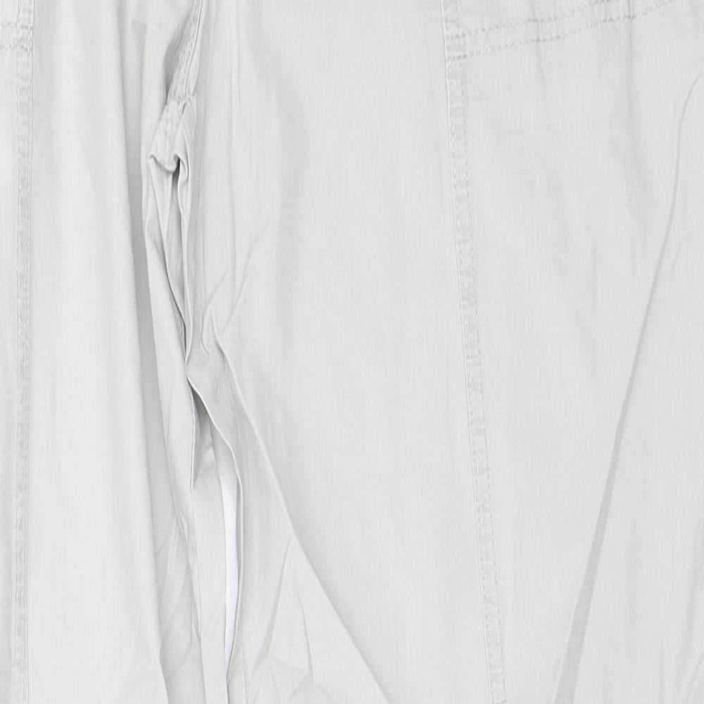 Womens UK Size 32 in Papaya Regular Fit  Grey Trousers