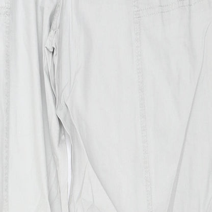 Womens UK Size 32 in Papaya Regular Fit  Grey Trousers
