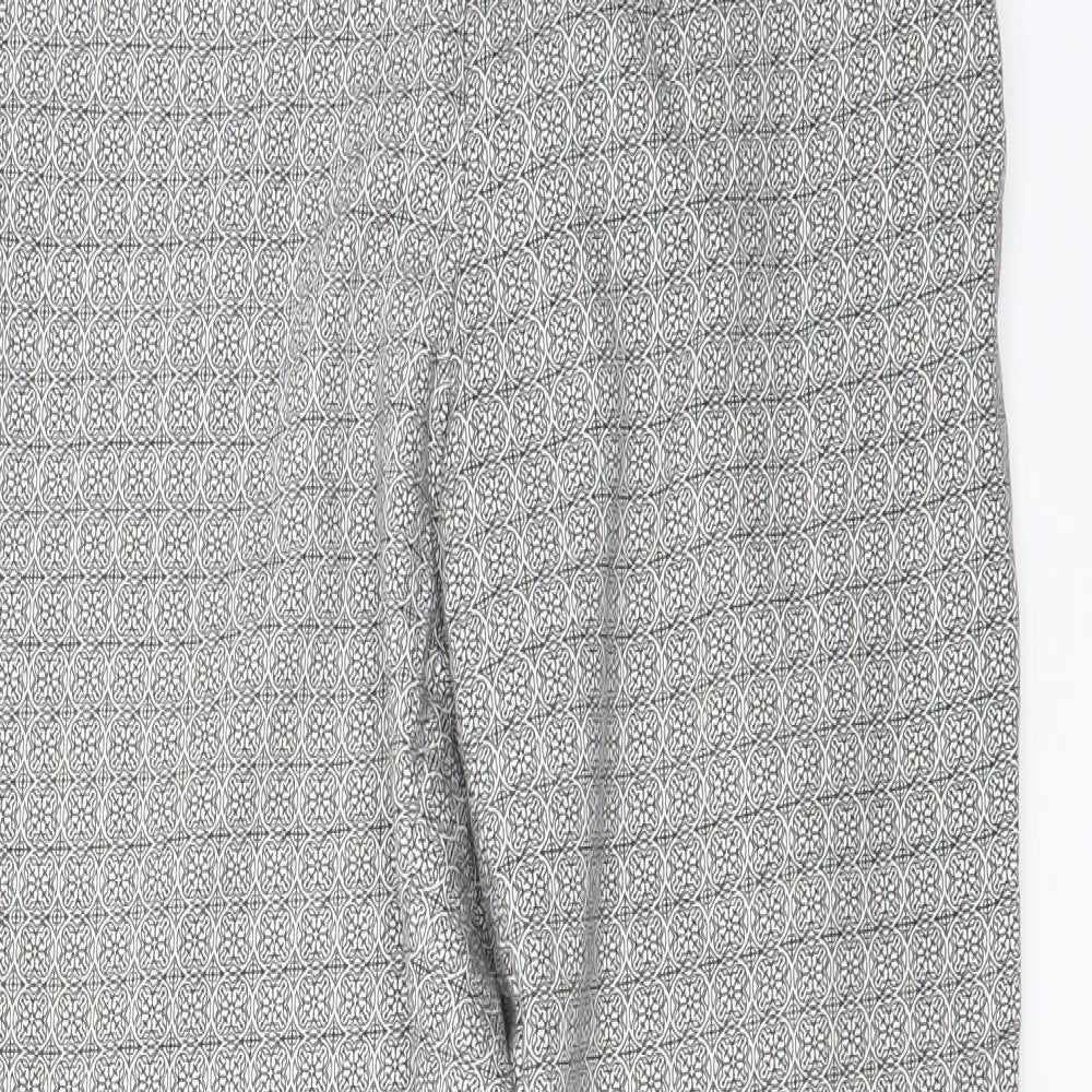 Womens UK Size 8 H&M Regular Fit  Grey Trousers