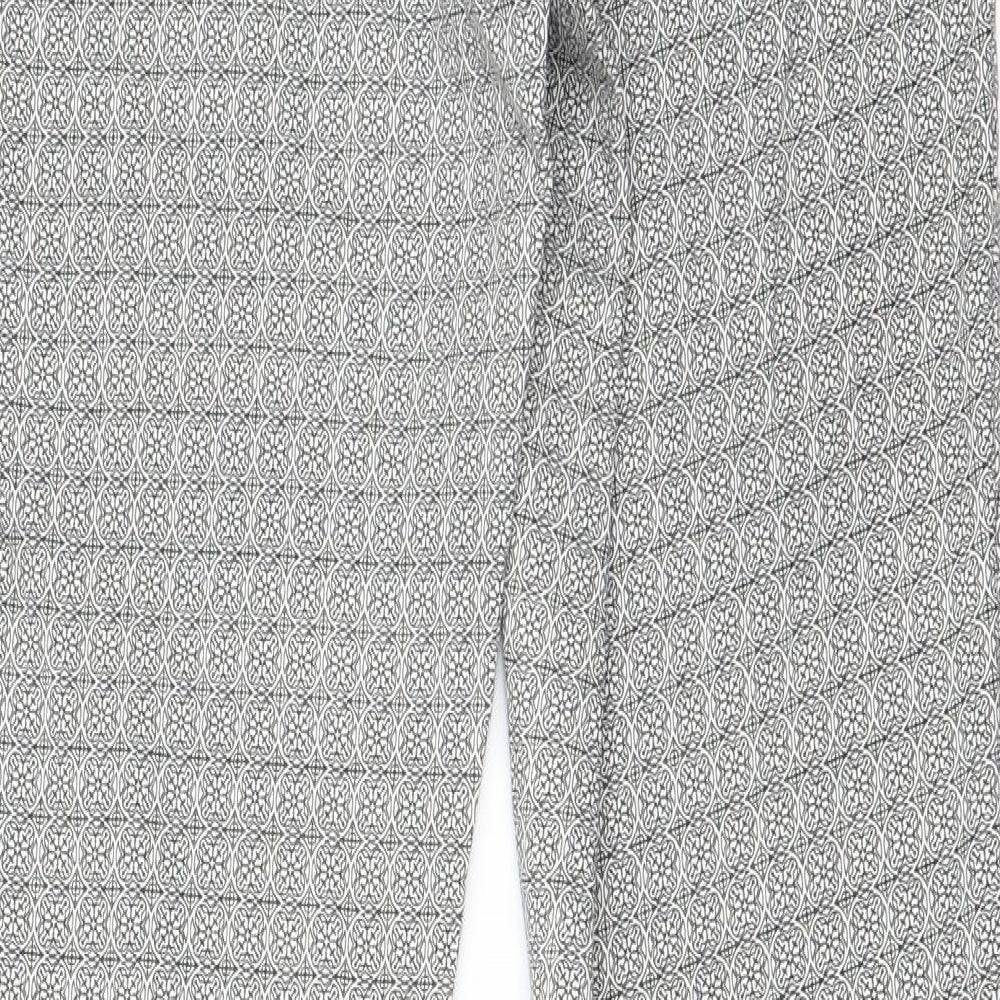 Womens UK Size 8 H&M Regular Fit  Grey Trousers