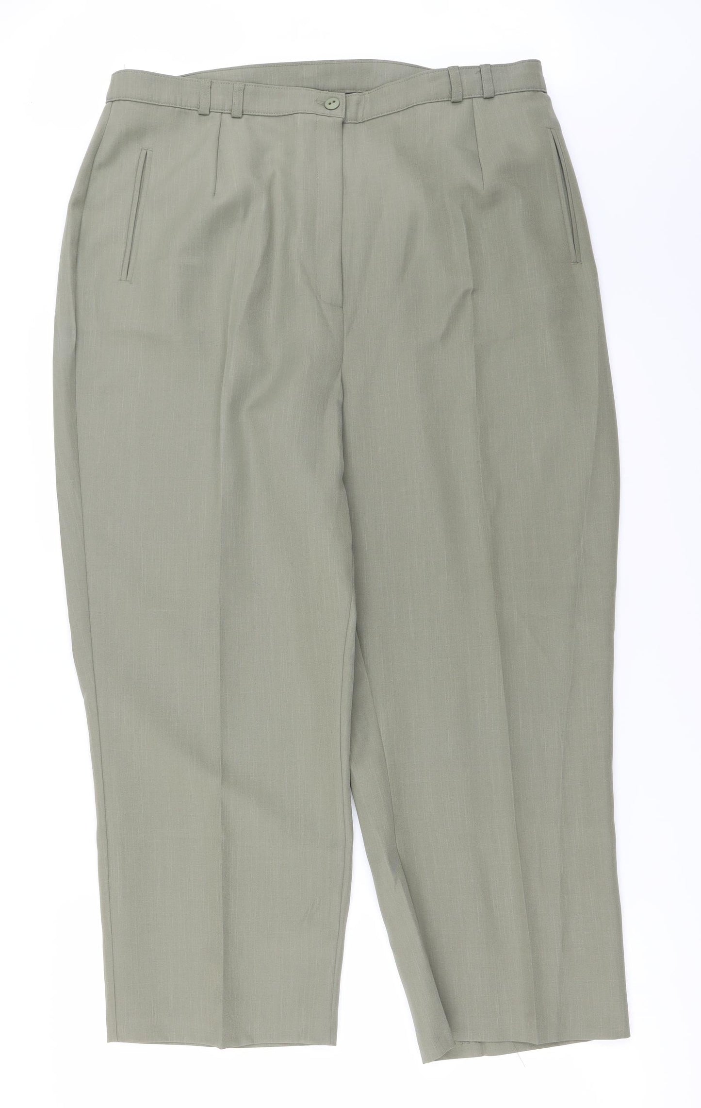 Berkertex Womens Green   Trousers  Size 18 L24 in