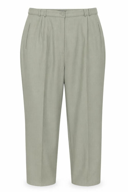 Womens UK Size 18 Berkertex Regular Fit  Green Trousers
