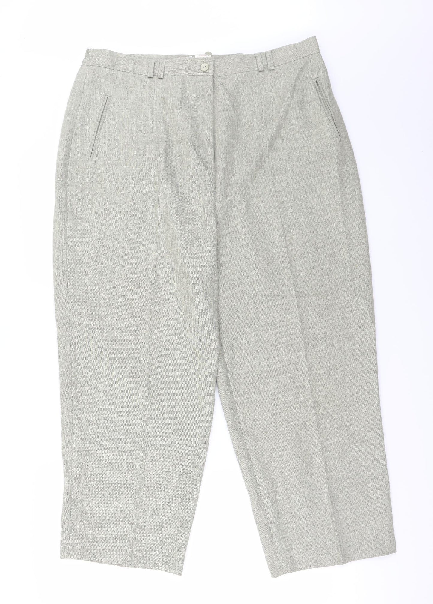 Bonmarché Womens Green   Trousers  Size 18 L22 in