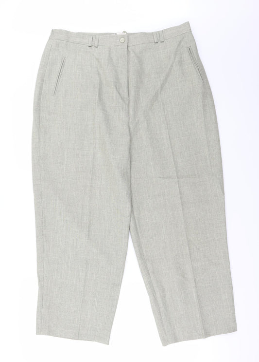 Bonmarché Womens Green   Trousers  Size 18 L22 in