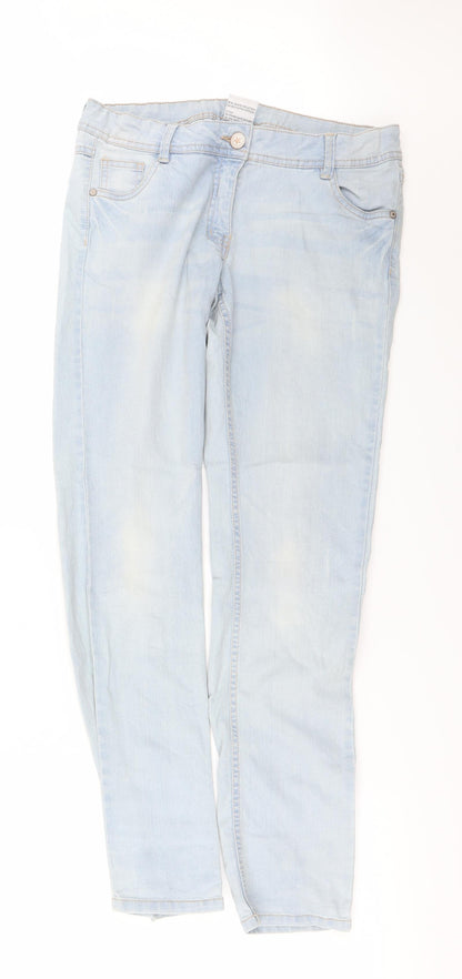 Womens UK Size 31 in Preworn Regular Fit Straight Blue Jeans