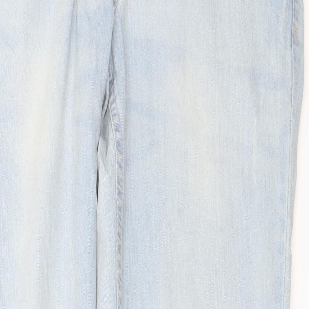 Womens UK Size 31 in Preworn Regular Fit Straight Blue Jeans