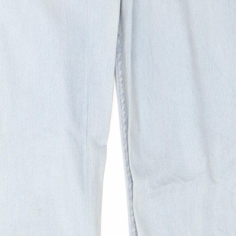 Womens UK Size 31 in Preworn Regular Fit Straight Blue Jeans