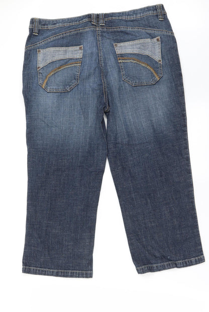 Yessica Womens Blue   Straight Jeans Size 34 in L20 in